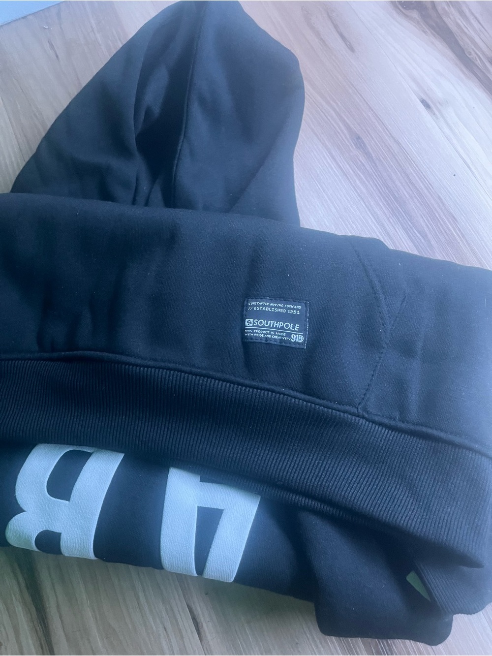 South Pole Kids Black Jogger Sweatpants with Logo Detail